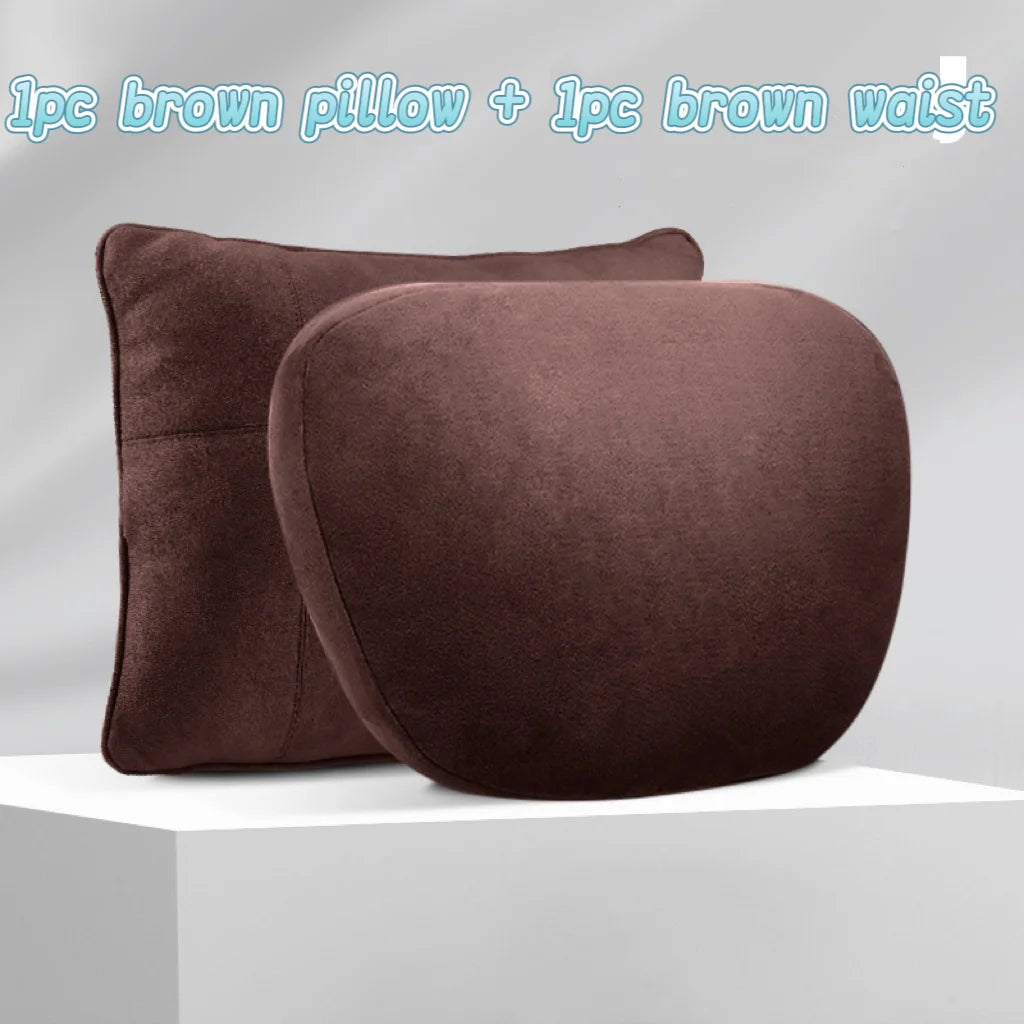 Ultimate Comfort Car Neck Pillow - Memory Foam Headrest Cushion for Cars and Gaming Chairs