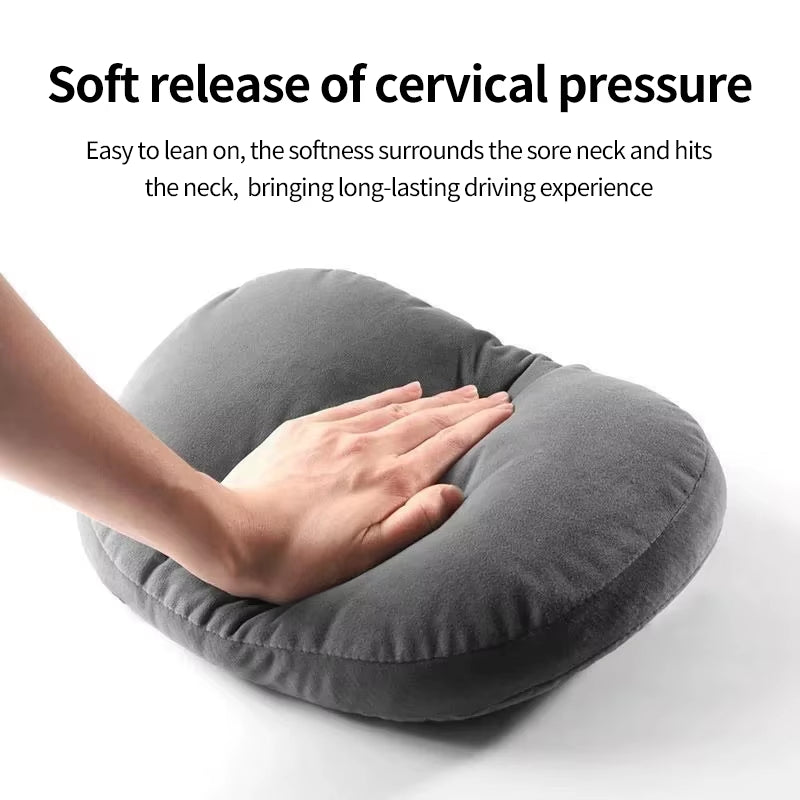 Ultimate Comfort Car Neck Pillow - Memory Foam Headrest Cushion for Cars and Gaming Chairs